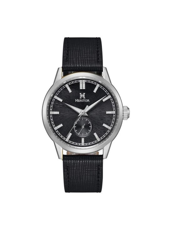 NWT Heritor Argento Automatic Black Dial Men\'s Watch